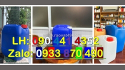 Can nhựa 20 lít vuông, thùng nhựa 10 lít vuông dày đựng hóa chất loãng công nông nghiệp