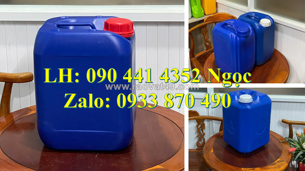 Can nhựa 22 lít đựng thuốc diệt muỗi, can nhựa 24 lít đựng hóa chất đậm đặc, can nhựa 25 lít đựng hóa chất sệt