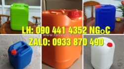 Can nhựa 25 lít đựng chất thí nghiệm, can nhựa 20 lít đựng dược phẩm, can nhựa 10 lít đựng nước