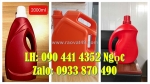 Can nhựa 5 lít đựng chất khử trùng, bình đựng chất lỏng 2 lít, can nhựa 1 lít đựng kem tẩy đa năng