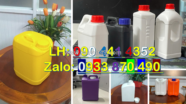Can nhựa 5 lít đựng nước đường, can 2 lít đựng trà sữa, can 1 lít đựng nước rửa tay, can 500ml đựng mỹ phẩm