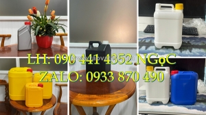 Can nhựa 5 lít đựng vi sinh, can nhựa 2 lít đựng hóa chất loãng ngành công nghệ, cơ khí, điện tử…