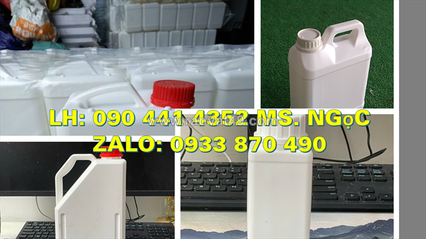 Can nhựa 500ml đựng hóa chất vuông, can nhựa 500ml tròn đựng hóa chất nắp garenti