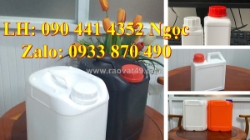 Can nhựa 500ml giá sỉ, can nhựa 1 lít đựng mỹ phẩm, can nhựa 2 lít đựng dược phẩm có vòi nhấn