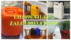 Can nhựa 500ml trắng, can nhựa 1 lít nắp nhấn, can nhựa 2 lít đựng hóa chất, can 5 lít màu vàng