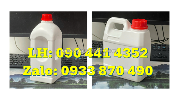 Can nhựa 500ml tròn đựng thuốc trừ sâu, can 1 lít tròn đựng thành phần chất hóa học thí nghiệm