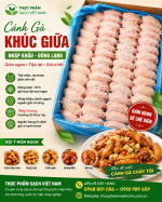 Cánh gà khúc giữa đông lạnh – thịt chắc, da thơm, dễ chế biến