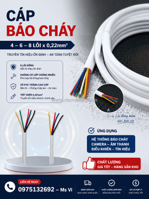 Cáp báo cháy altek kabel – truyền tín hiệu cảnh báo nhanh chóng