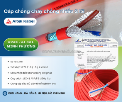 Cáp chống cháy chống nhiễu 2 lõi – hàng sẵn kho, giao nhanh toàn quốc đà nẵng, hn
