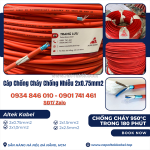 Cáp chống cháy chống nhiễu 2x0.75+e+gft altek kabel