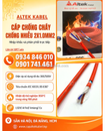 Cáp chống cháy chống nhiễu 2x1.0+e+gft altek kabel