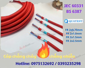 Cáp chống cháy chống nhiễu altek kabel – duy trì mạch khi có sự cố cháy