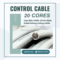 Cáp điều khiển 20 lõi . cáp tín hiệu 20x0.5 altek kabel hà nội, đà nẵng, hcm