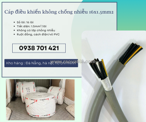 Cáp điều khiển không chống nhiễu 16x1.5mm² quảng bình, quảng ngãi, quảng nam