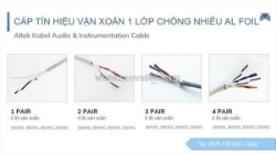 Cáp tín hiệu vặn xoắn altek kabel – truyền tín hiệu ổn định, chống nhiễu tốt