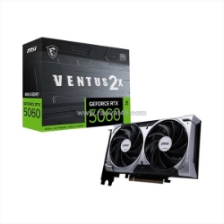 Card màn hình msi geforce rtx 5060 8g ventus 2x oc (8gb gddr7)
