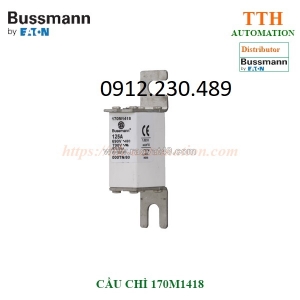 Cầu chì bussmann 170m14 có 2 cờ hiển thị tình trạng cầu chì(dual indication)