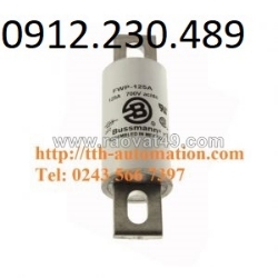 Cầu chì bussmann fwh-125a chuyên dụng bảo vệ biến tần kiểu thân tròn bắt bulong