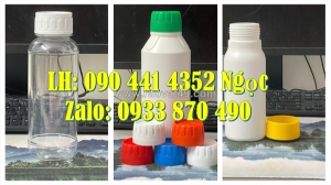 Chai nhựa 250ml đựng chất diệt chuột, chai nhựa 100ml xịt côn trùng, lọ nhựa 50ml đựng nước tẩy trang
