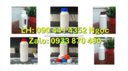 Chai nhựa 250ml đựng chất xúc tác thí nghiệm, chai nhựa 100ml đựng mỹ phẩm có vòi nhấn