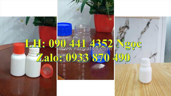 Chai nhựa 250ml đựng dược mỹ phẩm có vòi nhấn, chai phun sương 100ml đựng toner, chai 50ml đựng dầu