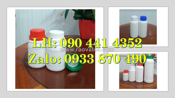 Chai nhựa 50ml đựng chất khoáng, chai nhựa phun sương 100ml, chai nhựa 250ml đựng hóa chất