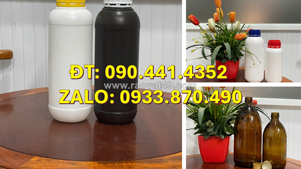 Chai nhựa pet 500ml dày đựng hóa chất, chai nhựa 250ml đựng mỹ phẩm, chai xịt phun sương 100ml