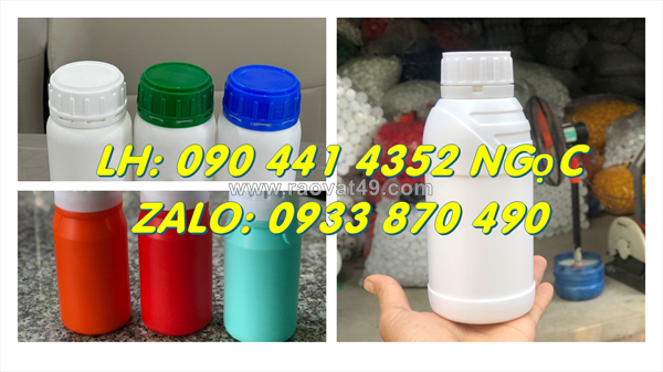 Chai thủy tinh 1 lít đựng sữa bò, chai thủy tinh 500ml đựng nước muối, lọ thủy tinh 250ml đựng thuốc ho
