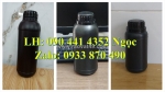 Chai thủy tinh 1 lít đựng tinh dầu, chai thủy tinh 500ml màu nâu, chai thủy tinh 250ml đựng hóa chất