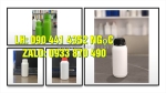 Chai thủy tinh 100ml đựng gel, chai nhựa 500ml đựng chất làm nhám, chai 1 lít đựng chất tạo độ bóng
