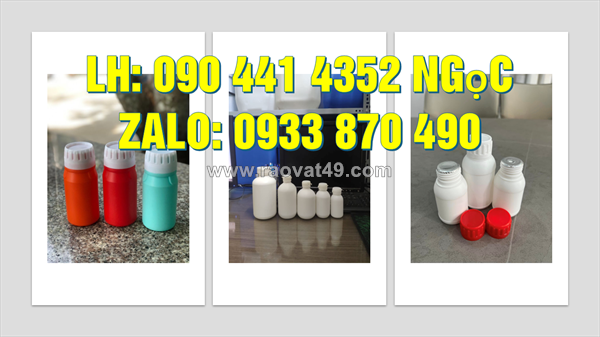 Chai thủy tinh 100ml đựng gel, chai nhựa 500ml đựng chất làm nhám, chai 1 lít đựng chất tạo độ bóng