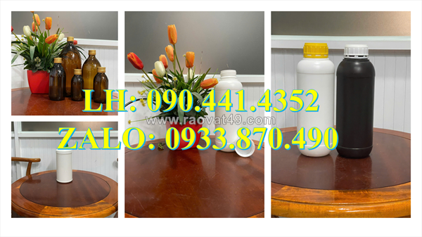 Chai thủy tinh chịu nhiệt 500ml, vỏ chai thủy tinh 250ml đựng hóa chất có gas, chai thủy tinh 100ml nâu