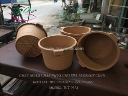 Chậu ngâm chân gỗ tự nhiên giá rẻ tại đông hưng, thái bình