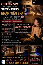 Cheon spa tuyển lương cao thu nhập không giới hạn