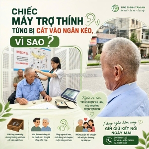 Chiếc máy trợ thính từng bị cất vào ngăn kéo, vì sao?