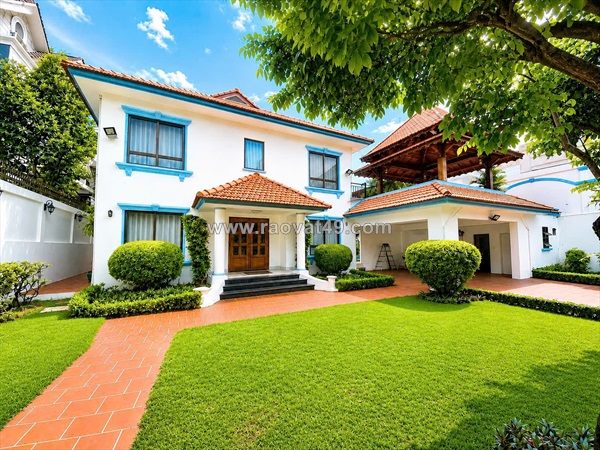 Cho thuê biệt thự thảo điền, 533m² ngang 20m, hồ bơi, sân vườn, 4pn