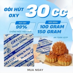 Chống mốc bánh trung thu với gói oxytoc được không?