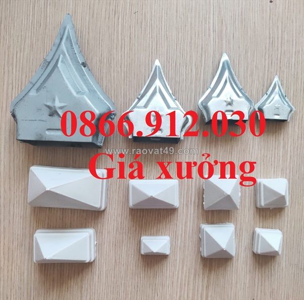 Chống nước, bảo vệ đầu sắt hộp với mũ chụp hàng rào