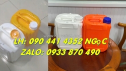 Chuyên sx can nhựa 1 lít đựng hóa chất, can nhựa 2 lít độ dày sẵn có, can nhựa 5 lít đựng hóa chất đúng yêu cầu