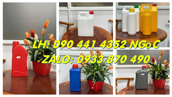 Chuyên sx can nhựa 1 lít đựng hóa chất, can nhựa 2 lít độ dày sẵn có, can nhựa 5 lít đựng hóa chất đúng yêu cầu
