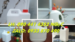 Cung cấp can nhựa 5 lít đựng chất thải lây nhiễm, can nhựa 2 lít đựng nước cất, can 1 lít đựng mẫu xét nghiệm