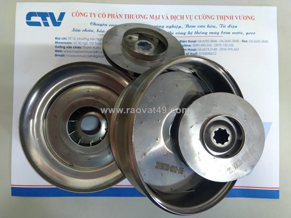 Cung cấp cánh máy bơm theo yêu cầu, nhiều dòng bơm.