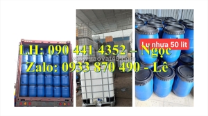 Cung cấp thùng phuy nhựa hdpe, thùng phuy nhựa 220 lít đựng hóa chất chất lượng tốt