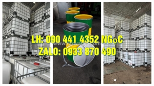 Cung cấp thùng phuy sắt 220 lít nắp hở, thùng phuy xăng 220 lít, thùng phuy sắt 220 lít màu xanh dương