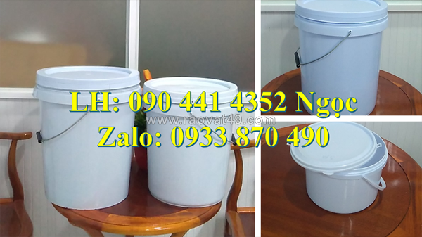 Cung cấp thùng rỗng 20 lít đựng dầu, thùng nhựa trơn 22 lít đựng nhớt, vỏ thùng sơn 30 lít