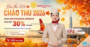 Cùng nhau vi vu mùa thu - săn vé sun phuquoc airways giảm đến 30%