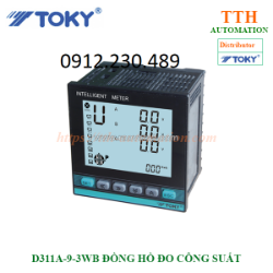 D311a-9-3wb đồng hồ đo công suất toky 96w×96h×61.5l(mm)