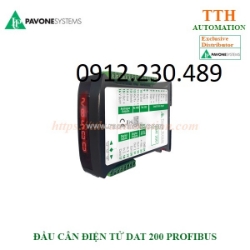 Đầu cân điện tử pavone dat200 profibus tích hợp sẵn 1 cổng truyền thông rs232 với nhiều chế độ kết nối.