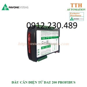 Đầu cân điện tử pavone dat200 profibus tích hợp sẵn 1 cổng truyền thông rs232 với nhiều chế độ kết nối.