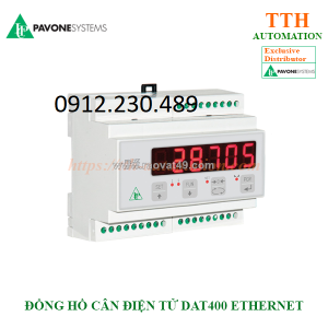 Đầu cân điện tử pavone dat400 ethenet cài đặt và backup thông số qua usb